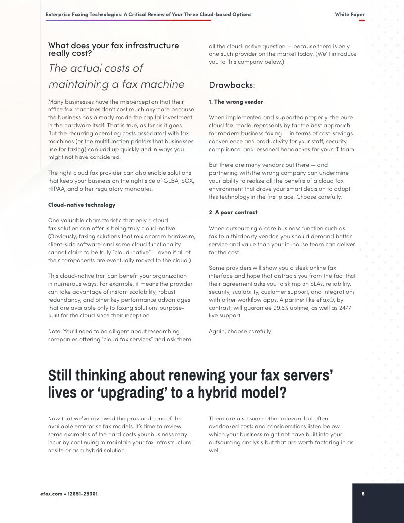 Enterprise Faxing Technologies: A Critical Review of Your Three Cloud-based Options