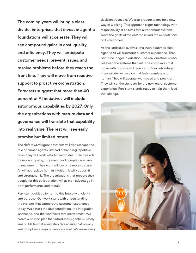 The Agentic AI Shift in Customer Experience