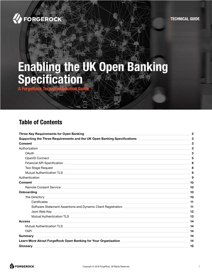 Enabling the UK Open Banking Specification