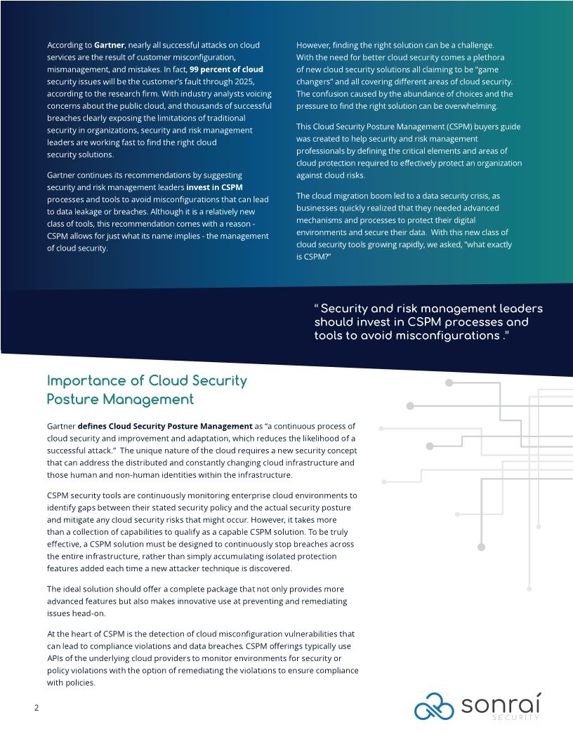 Cloud Security Posture Management Buyers Guide