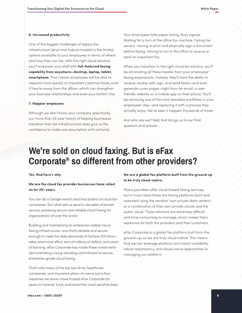 Transitioning Your Digital Fax Processes to the Cloud