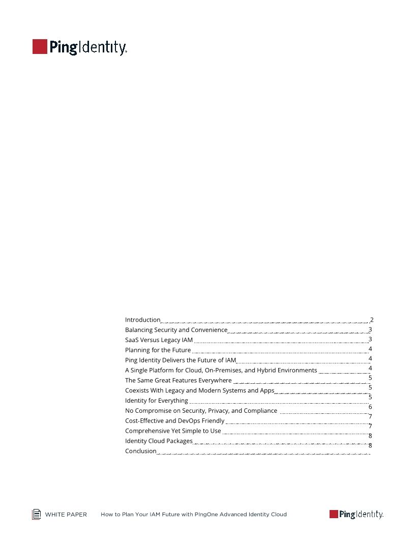 How to Plan Your IAM Future with PingOne Advanced Identity Cloud