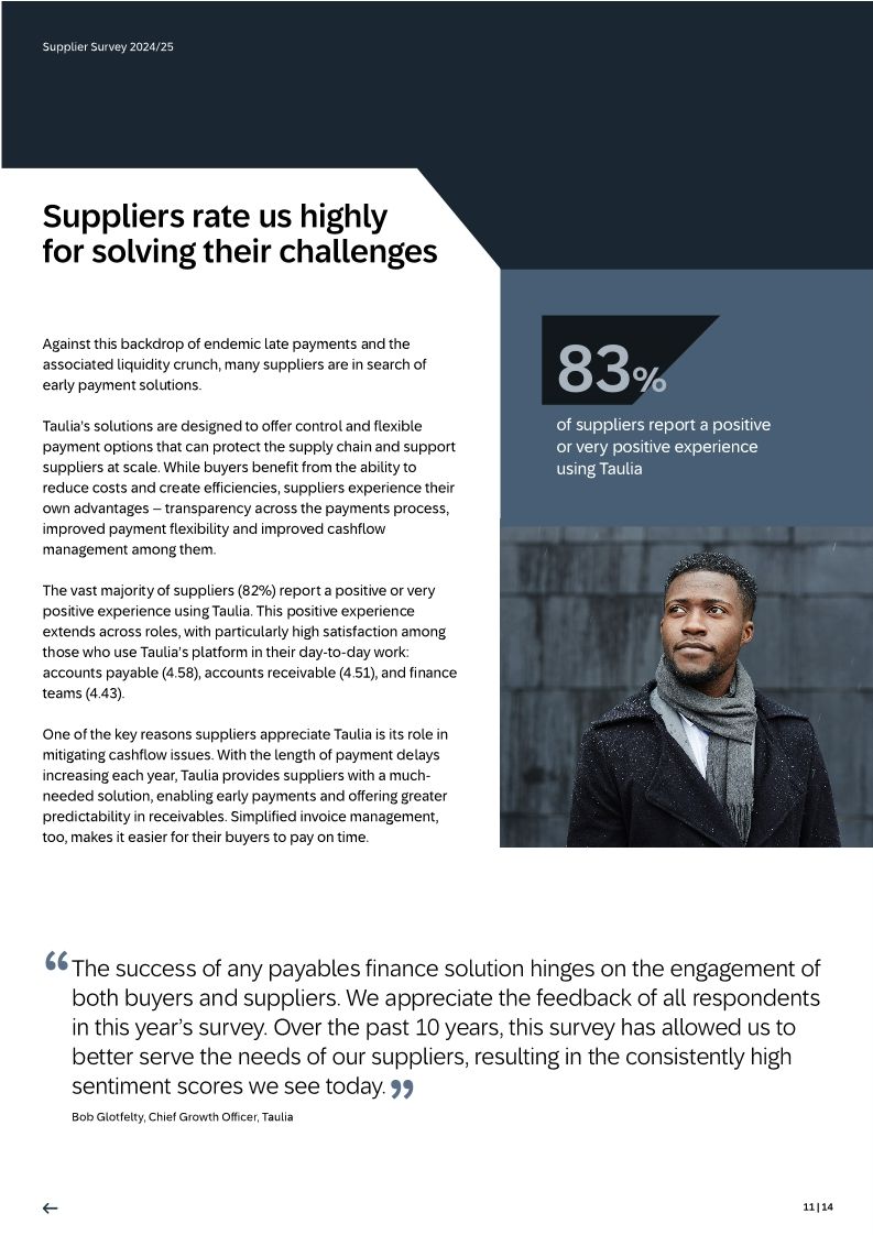 Supplier Survey 2024/25