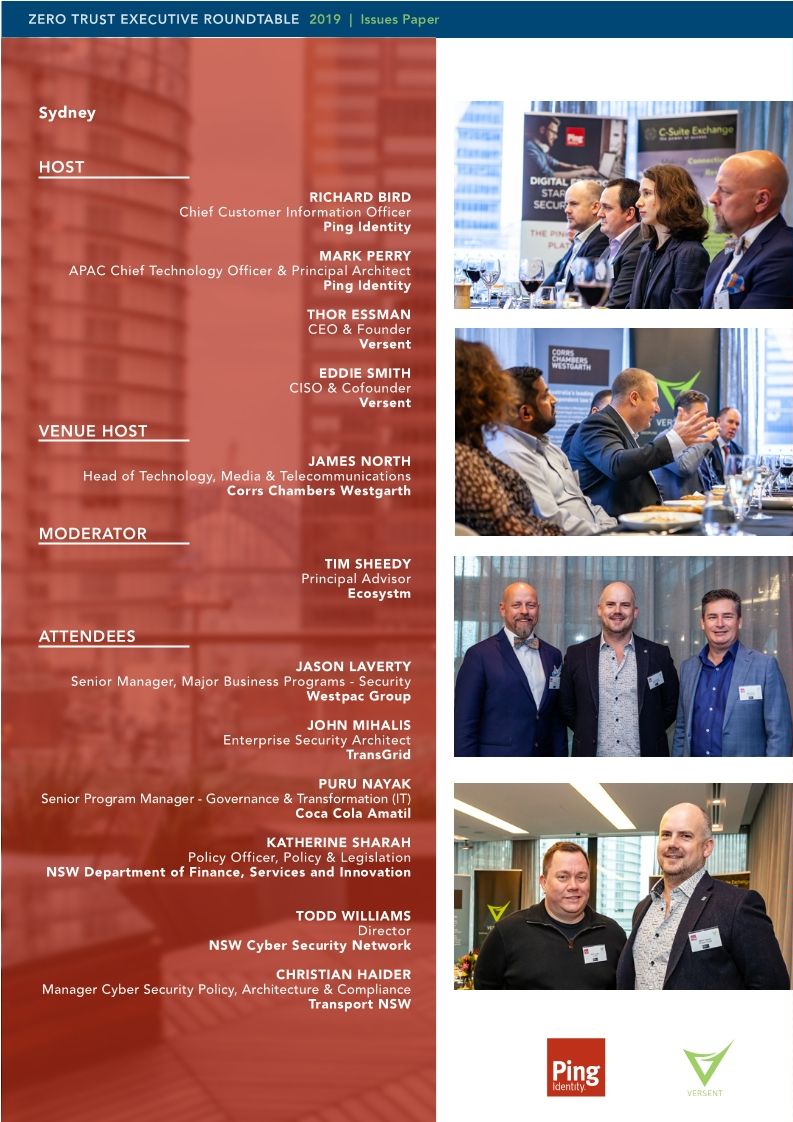 Zero Trust Executive Roundtable