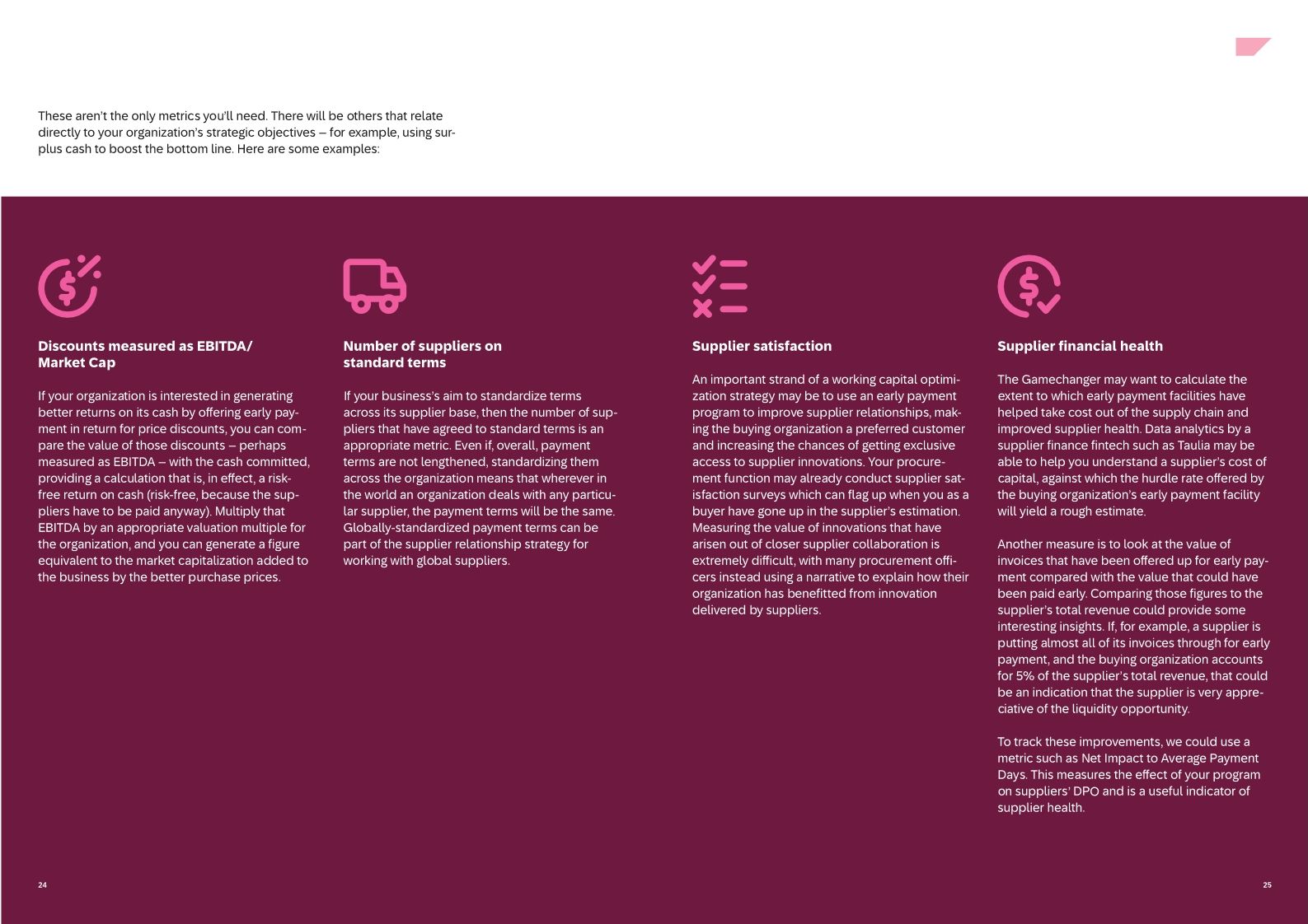 Gamechanger's guide to working capital optimization