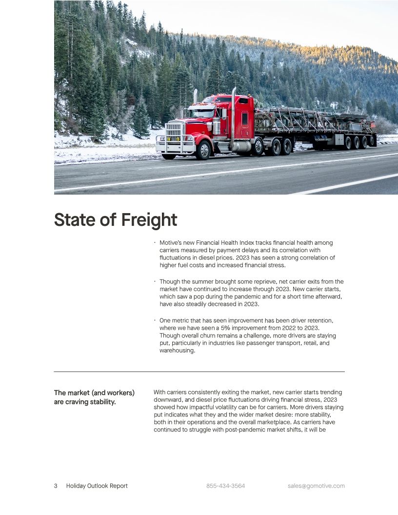 Holiday Outlook Report 2023