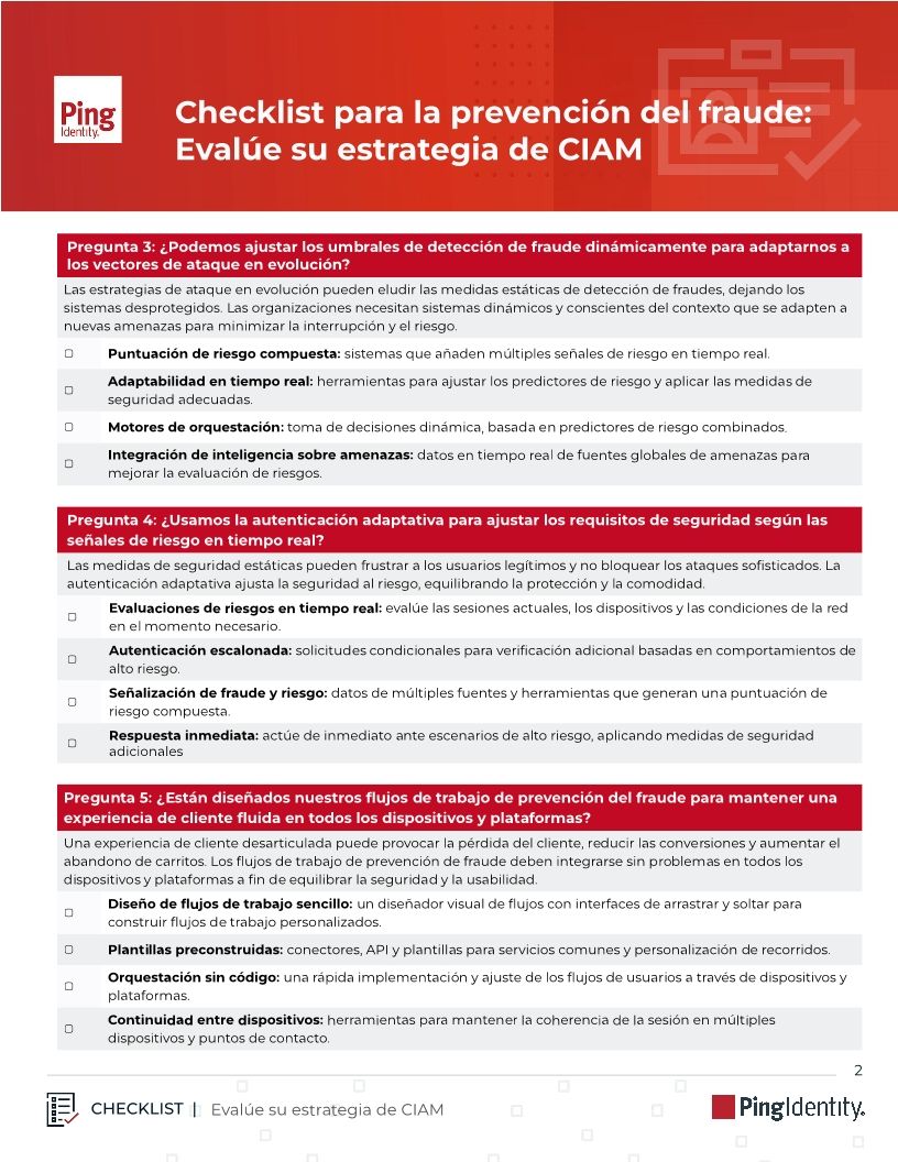 Checklist para la prevenci&oacute;n del fraude: eval&uacute;e su estrategia de CIAM