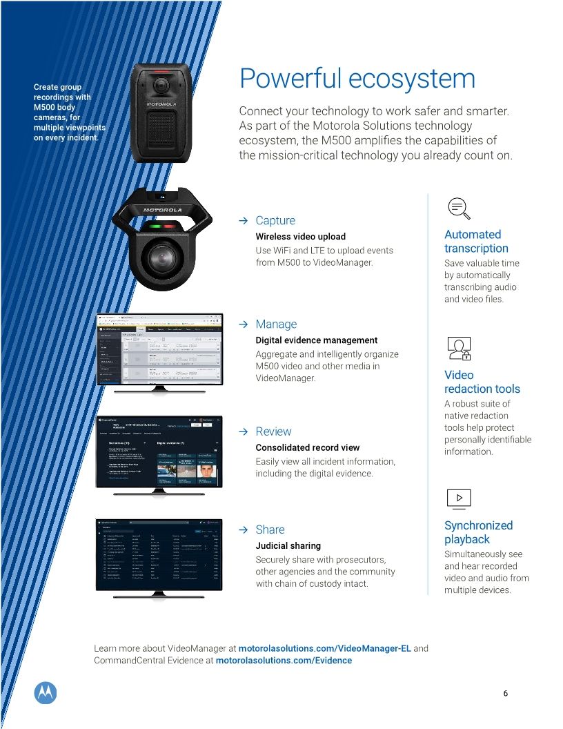 M500 In-Car Video Brochure
