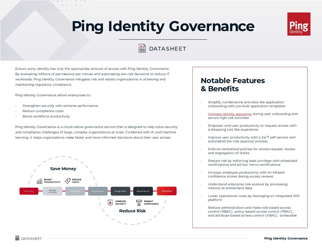 Ping Identity Governance