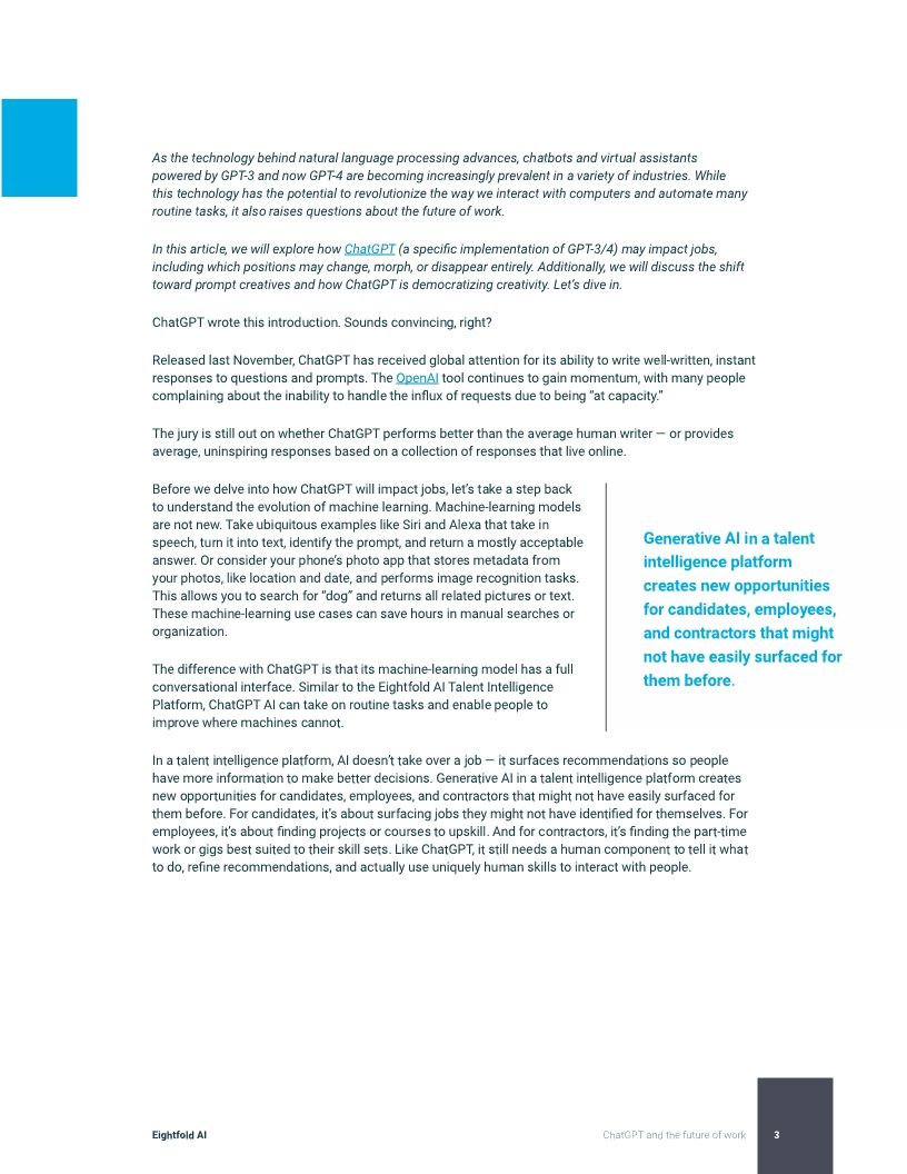 ChatGPT and the future of work