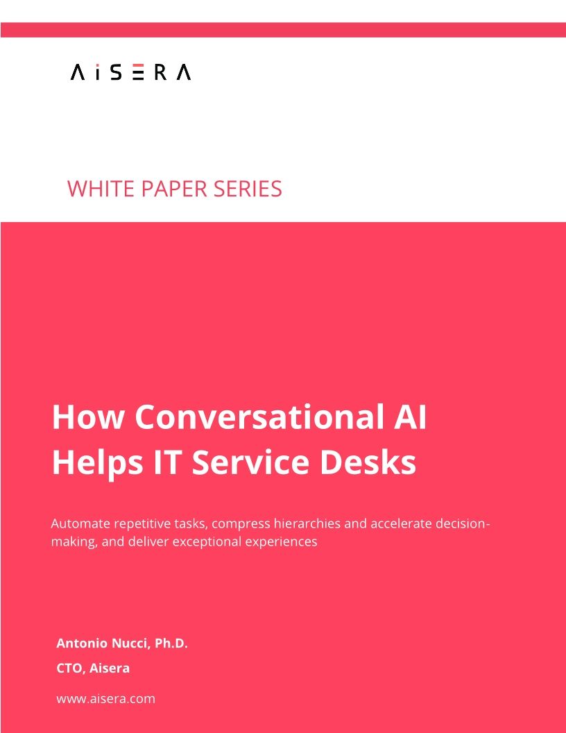 How Conversational AI Can Help IT Service Desks