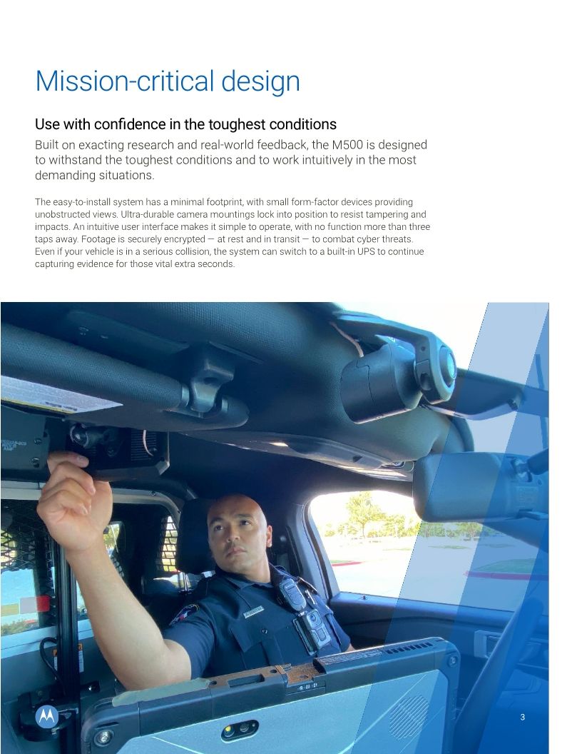 M500 In-Car Video Brochure