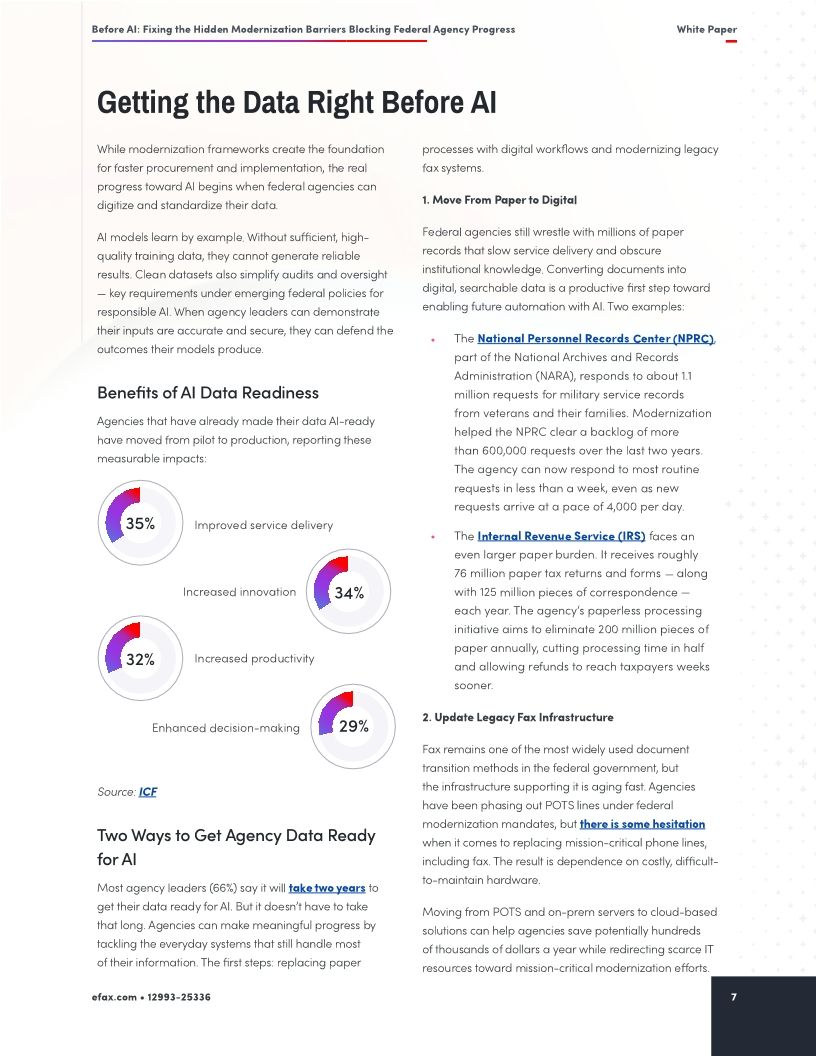 Before AI: Fixing the Hidden Modernization Barriers Blocking Federal Agency Progress