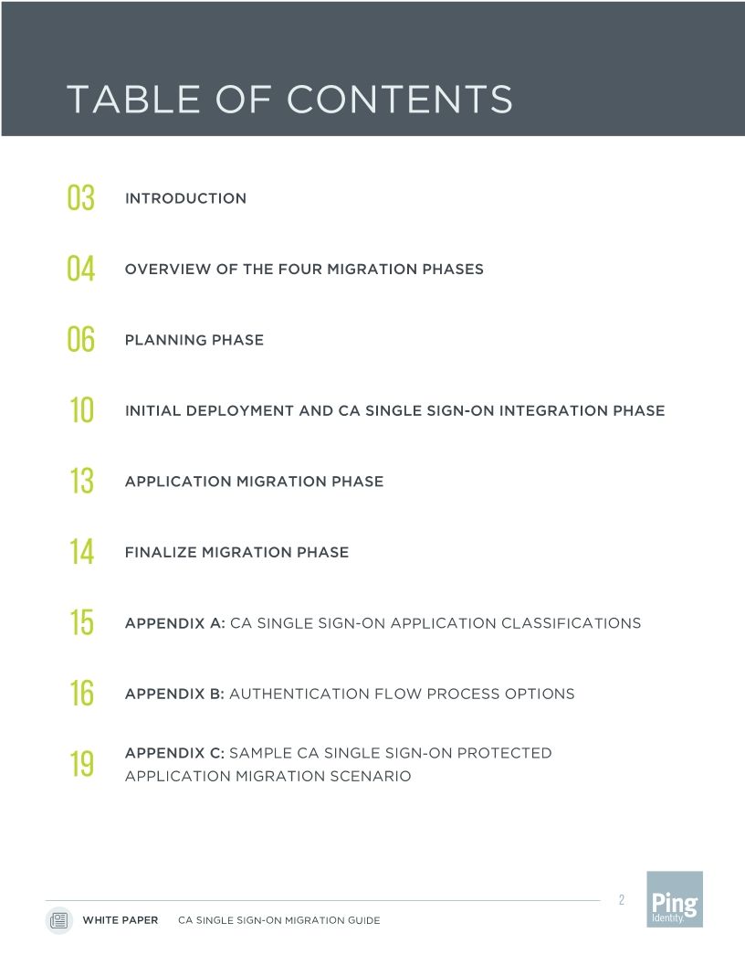 CA Single Sign-On Migration Guide