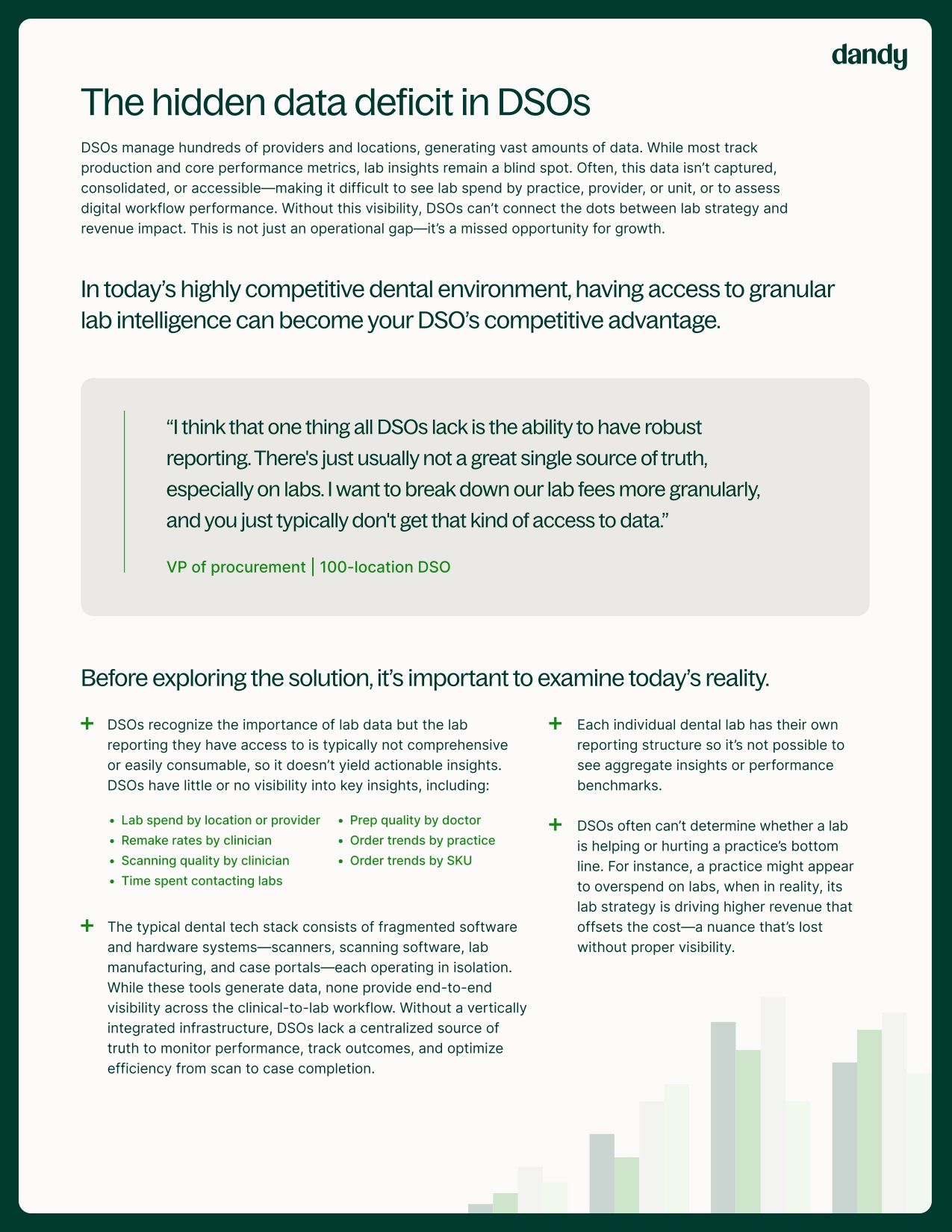 A DSO&rsquo;s hidden competitive advantage is their lab data