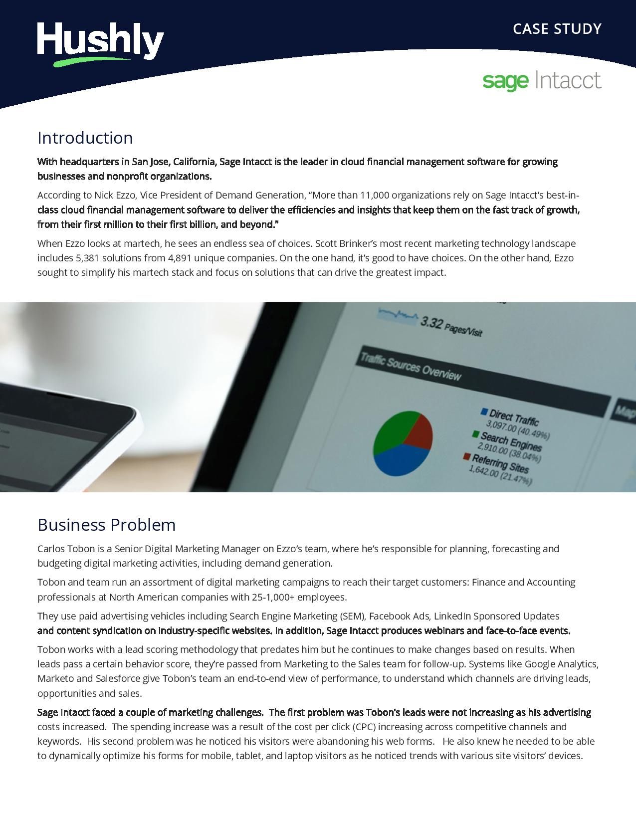 Case Study: Sage Intacct