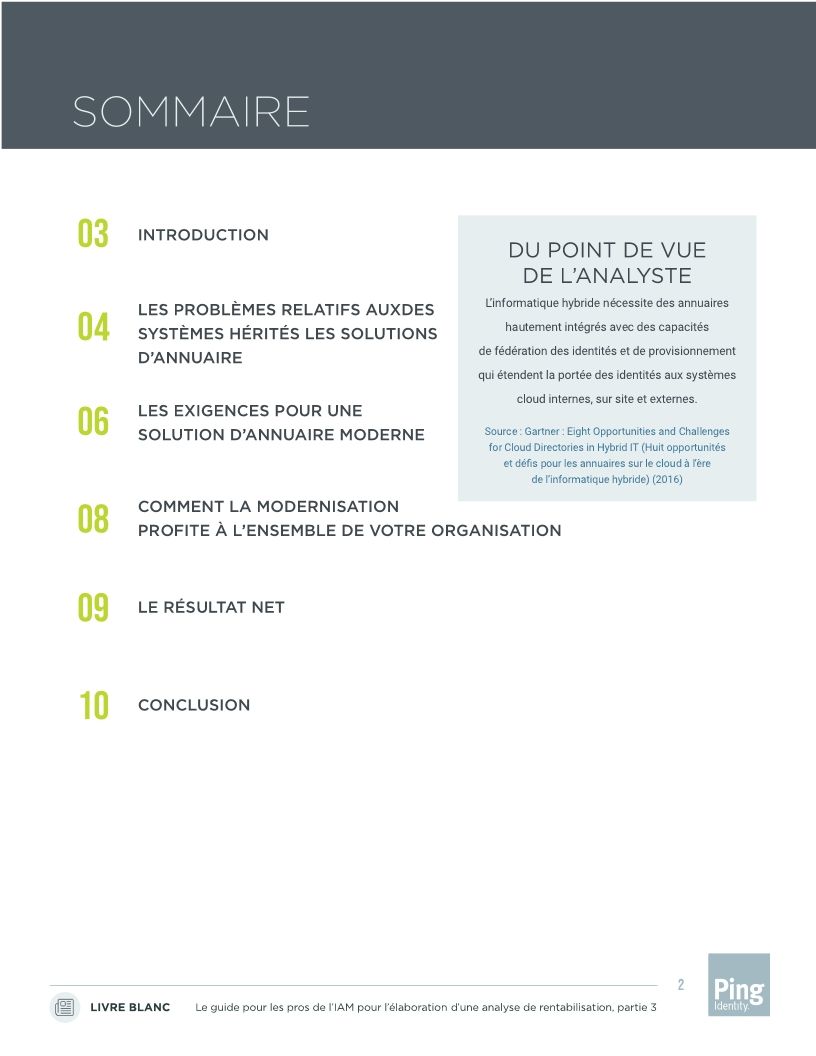 Le guide pour les pros de l’IAM pour l’élaboration d’une analyse de rentabilisation, partie 3