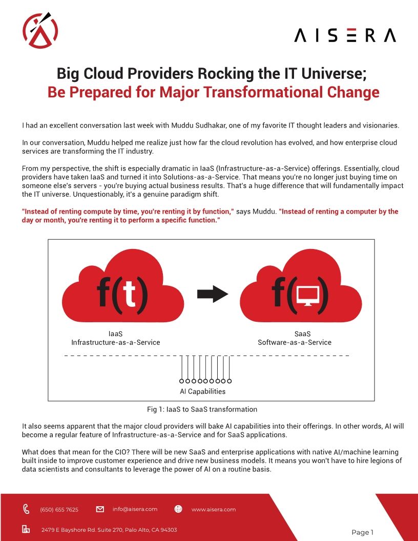 Will Cloud Services Transform The IT Industry?