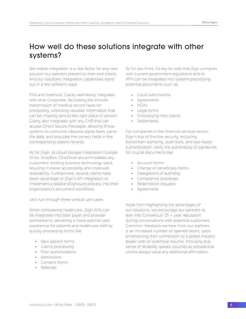 Maximizing Your Consensus Partnership With Cloud Fax, eSignature, and AI-Powered Solutions