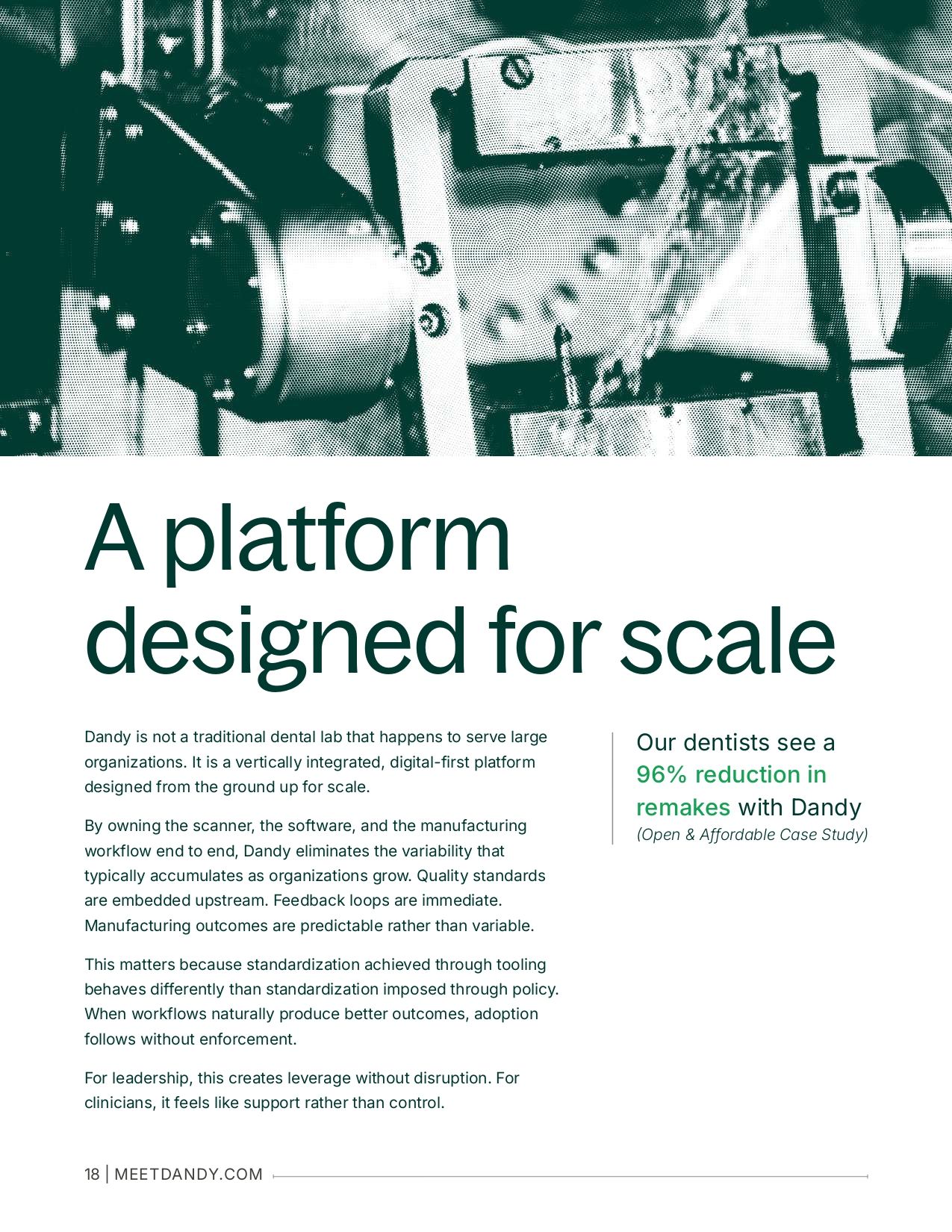 EXECUTIVE BRIEF From Dental Lab to Revenue Engine