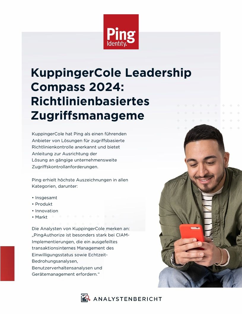 2024 KuppingerCole Leadership Compass: Policy Based Access Management