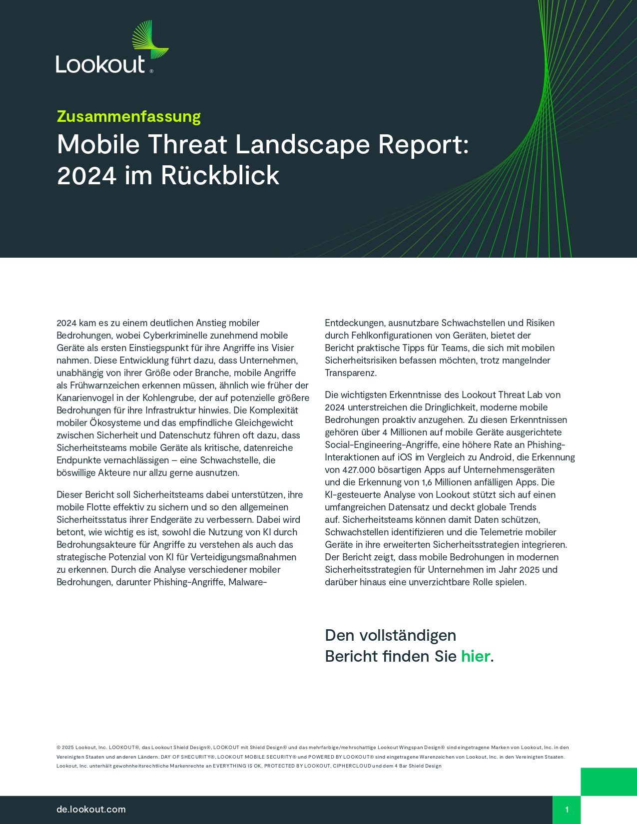 Mobile Threat Landscape Report: 2024 im Rückblick