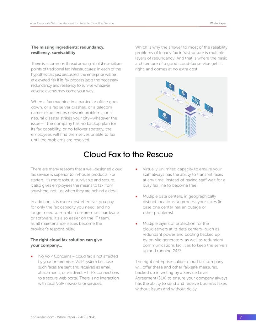 eFax Corporate Sets the Standard for Reliable Cloud Fax Service