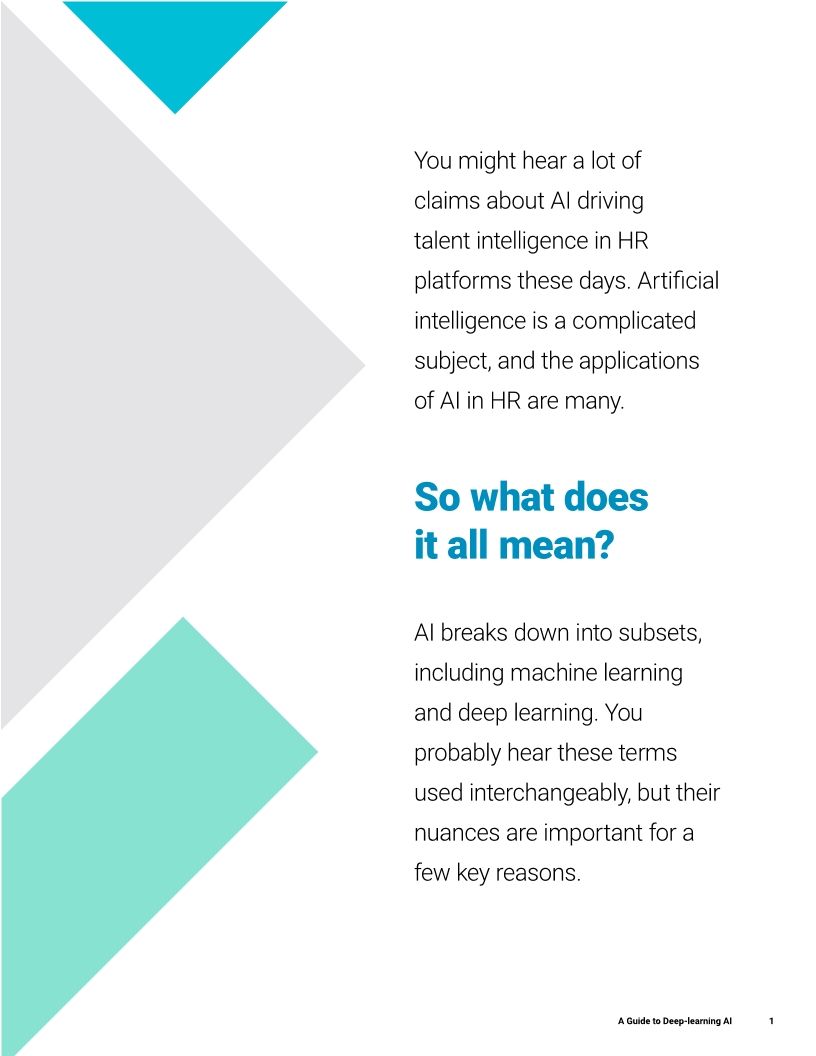 A Guide to Deep Learning AI