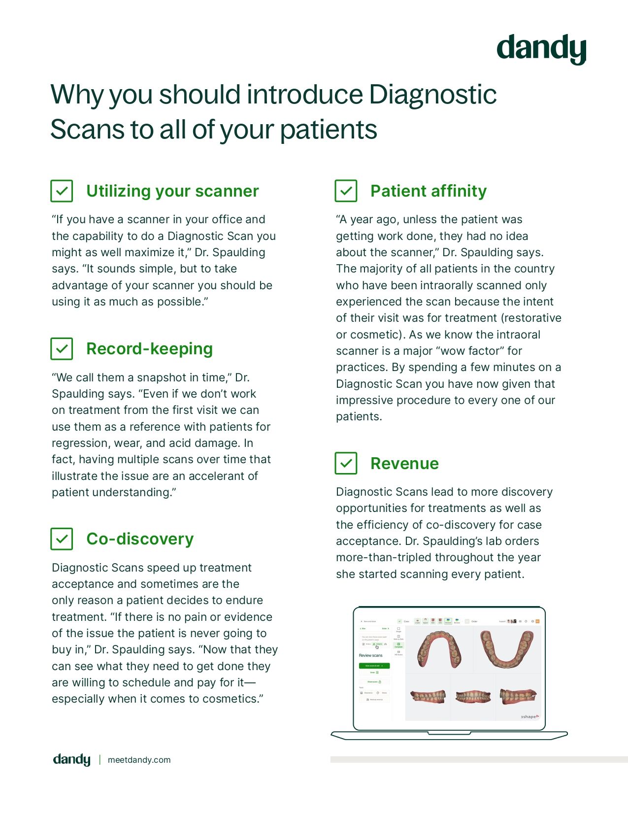 Why (and how to) introduce Diagnostic Scans to all of your patients