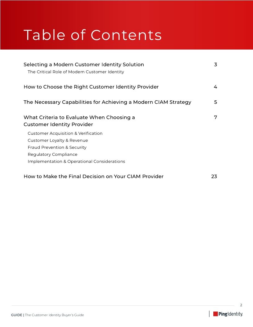 The Customer Identity Buyer&rsquo;s Guide