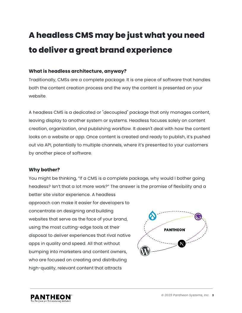 What’s In It for Me? How Business Leaders Can Win with a Headless CMS