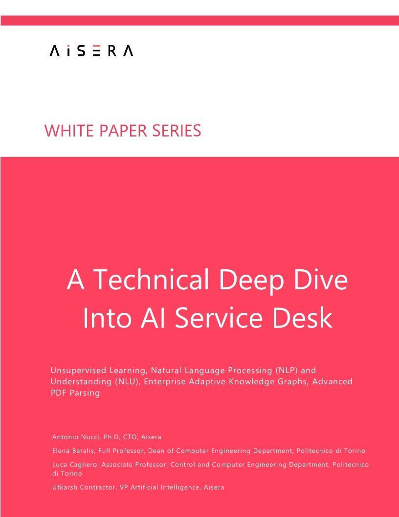 A Technical Deep Dive Into AI Service Desk