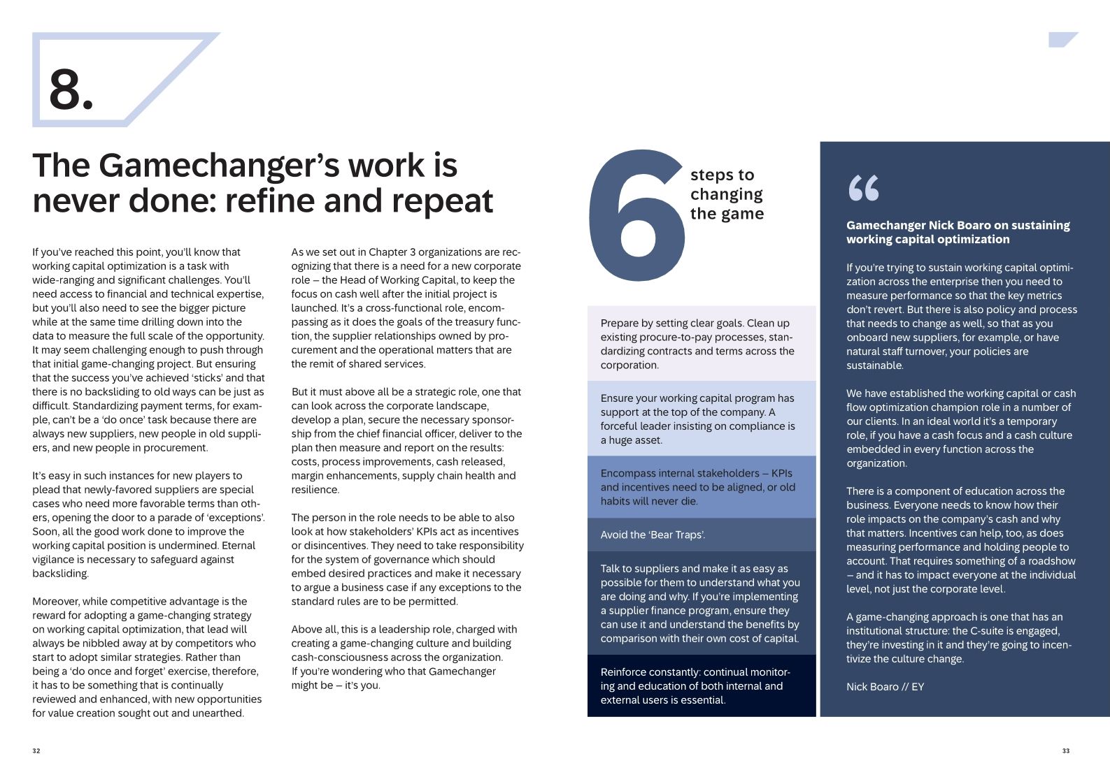 Gamechanger's guide to working capital optimization