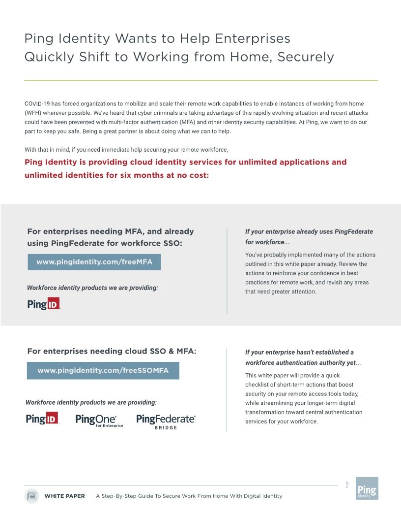 Step-by-Step Guide to Secure Work from Home with Identity