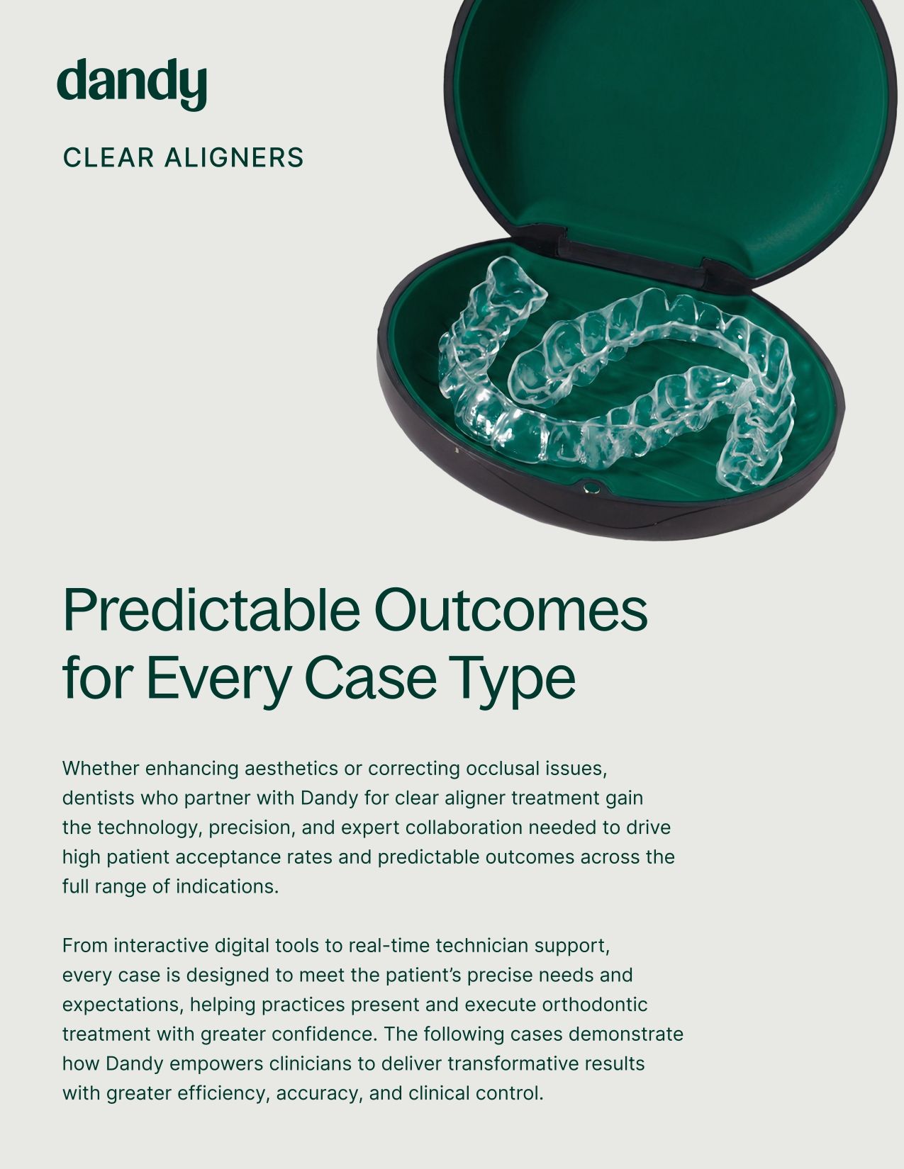 Precise, Predictable Outcomes: A Clear Aligner Case Compilation