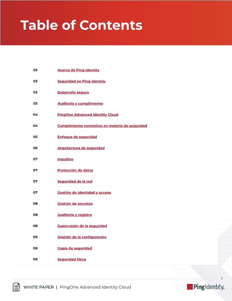 PingOne Advanced Identity Cloud: Seguridad y cumplimiento normativo
