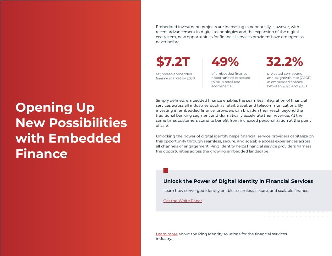5 Ways to Accelerate Embedded Finance with Digital Identity