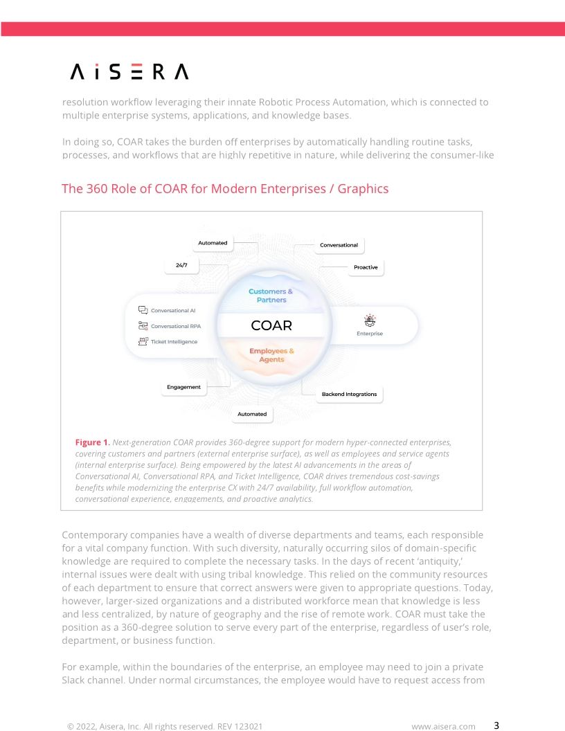 Conversational Orchestration, Automation & Response (COAR)