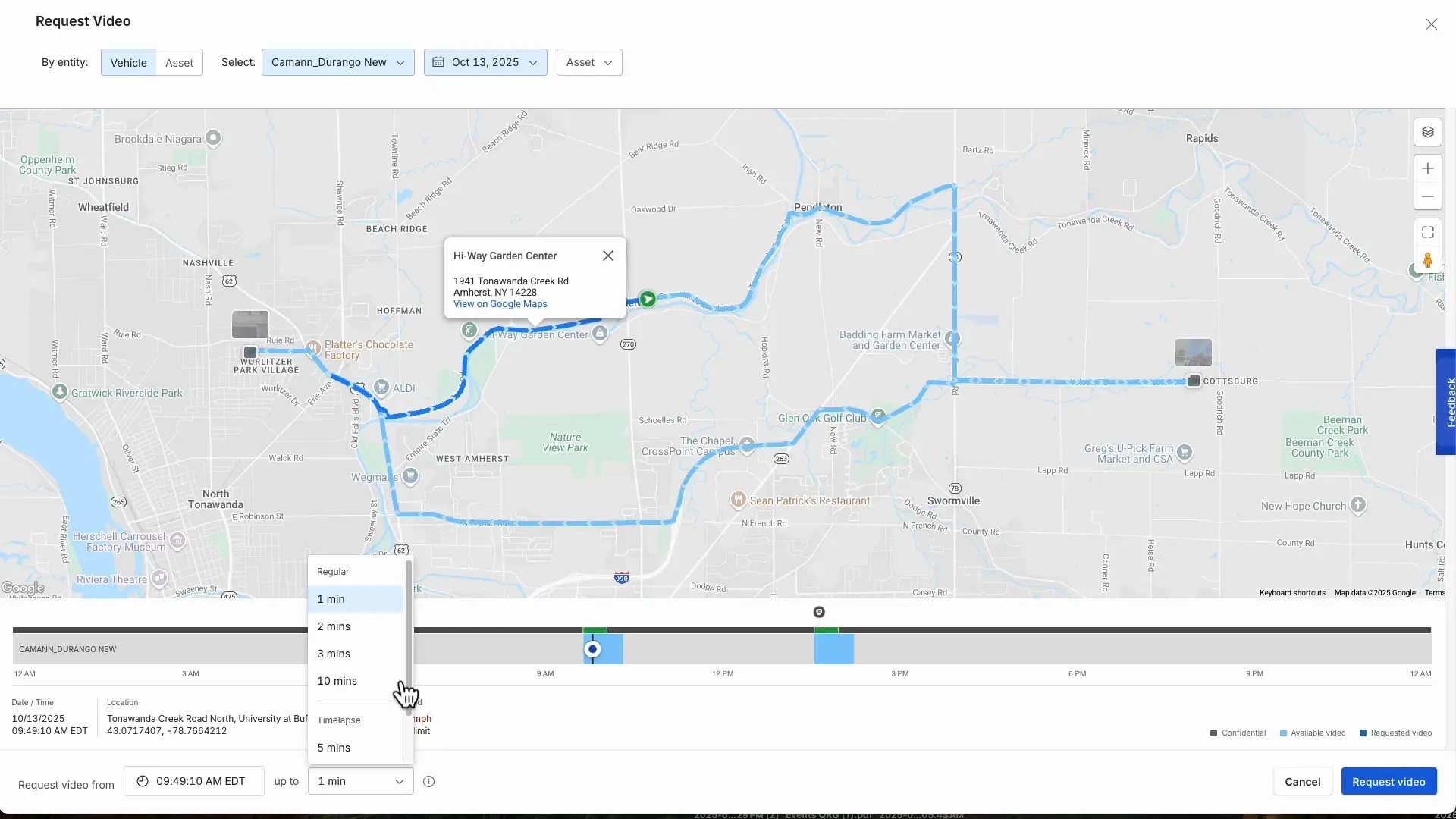 How to Request a Video in the Motive Fleet Dashboard