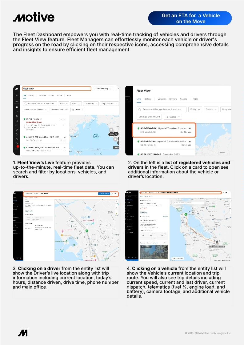 Real-Time Tracking of Vehicles and Drivers QRG