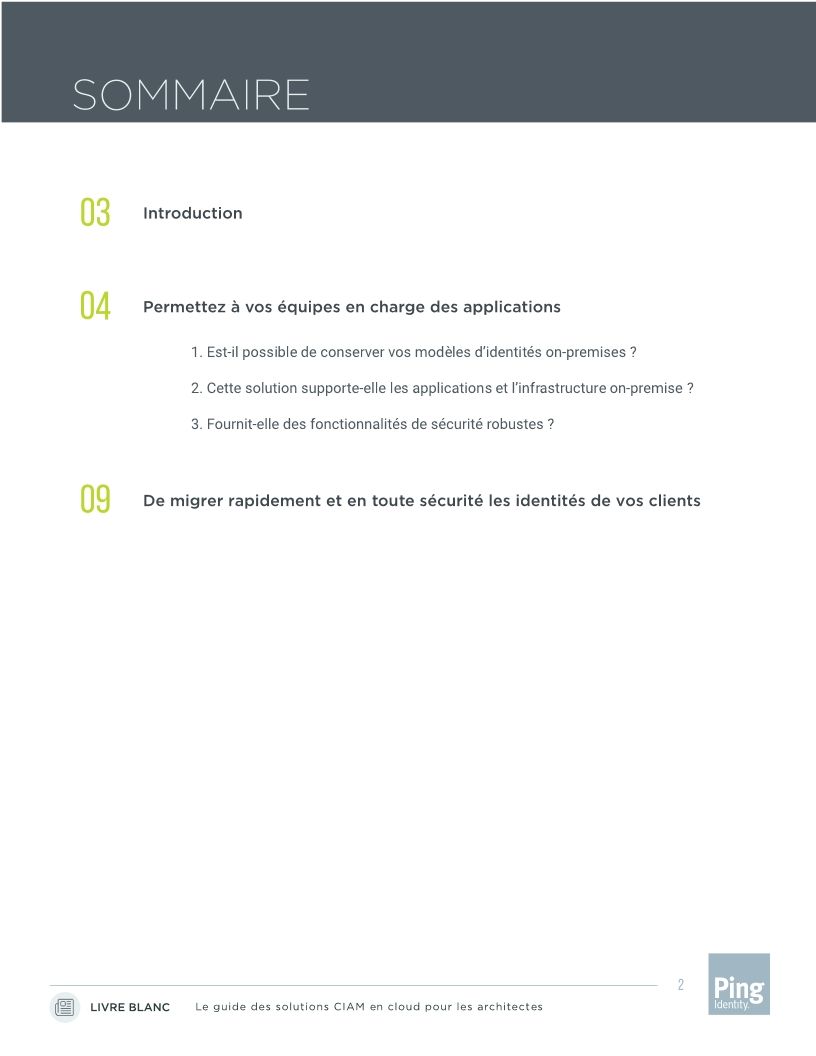 Le Guide des Solutions CIAM Cloud pour les Architectes
