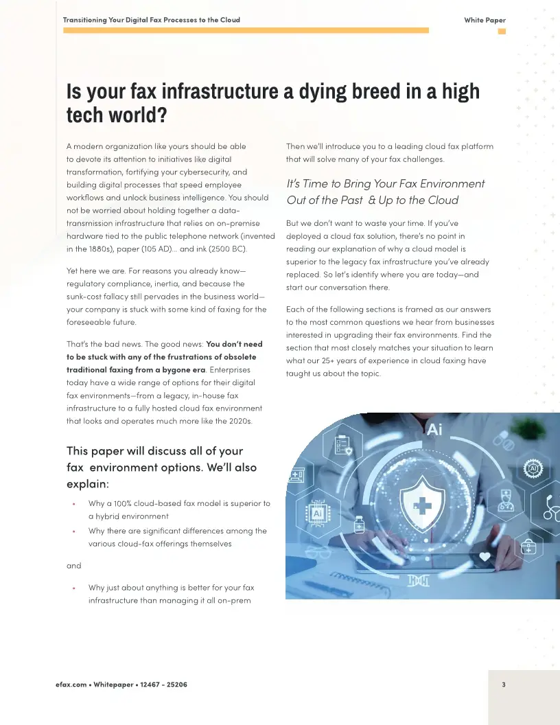 Transitioning Your Digital Fax Processes to the Cloud