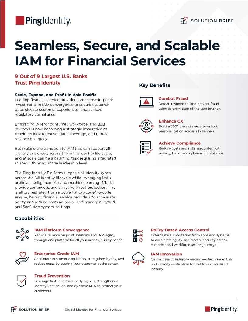 Digital Identity for Financial Services