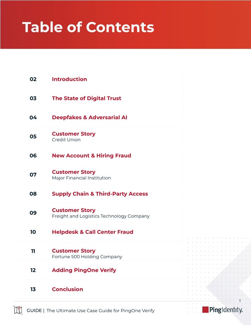 The Ultimate Use Case Guide for PingOne Verify
