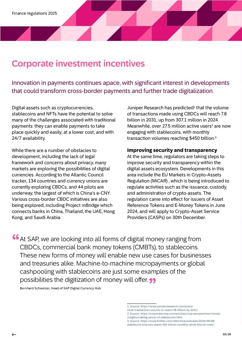 Direction of travel: Mapping the global regulatory landscape in 2025 and beyond