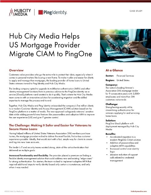 Hub City Media Mortgage Company Case Study