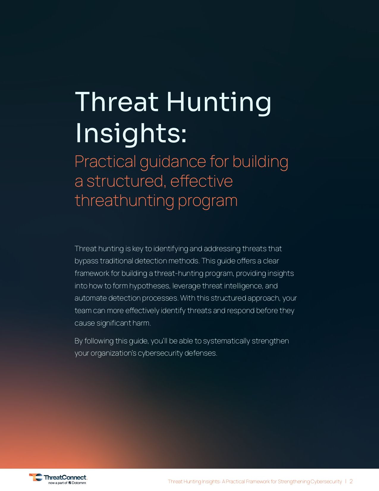 Operationalizing Threat Hunting