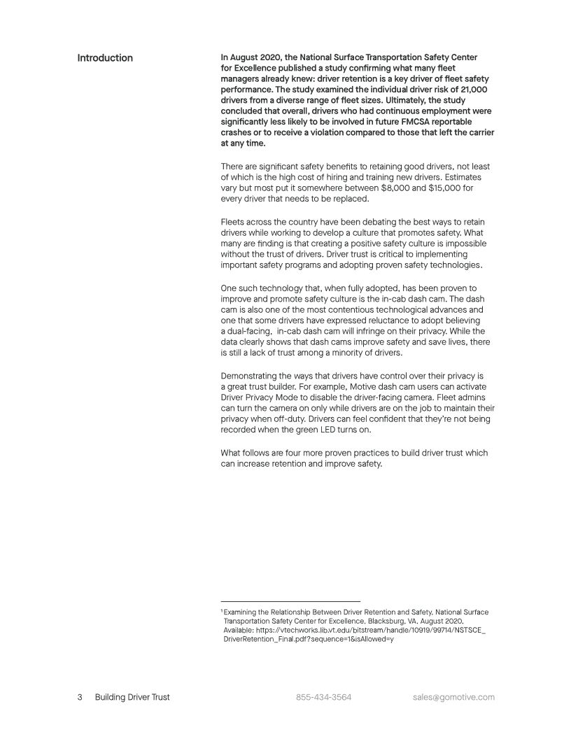 Dashcam Adoption Guide