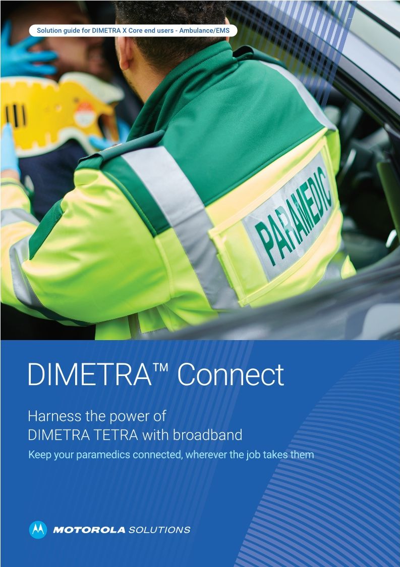 Solution guide for DIMETRA X Core end users - Ambulance