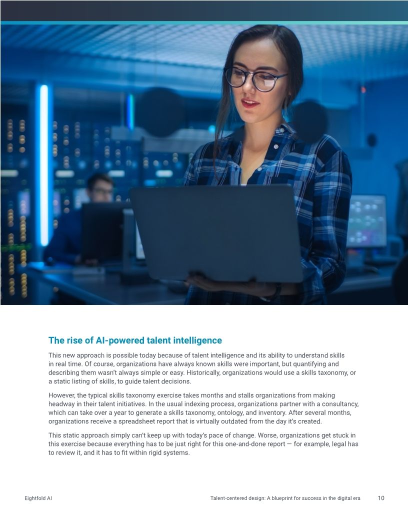 Talent-centered design: A blueprint for success in the digital era